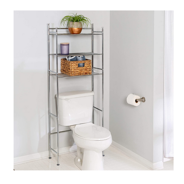 Honey-Can-Do Metal 3 Tiers  Over The Toilet Storage Shelf