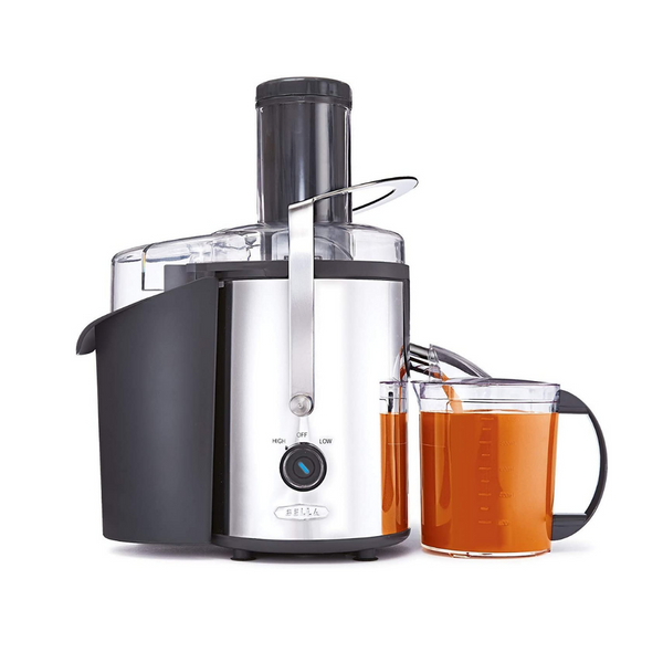 Extractor de jugos BELLA de alta potencia, motor de 2 velocidades