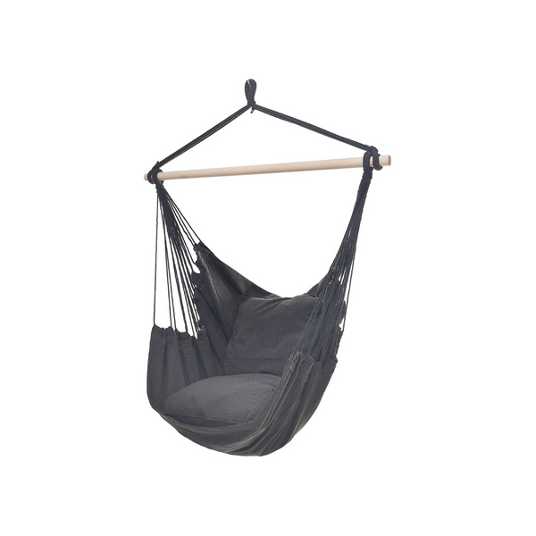 Project One Hanging Rope Hammock Chair With 2 Pillows (3 Colors)