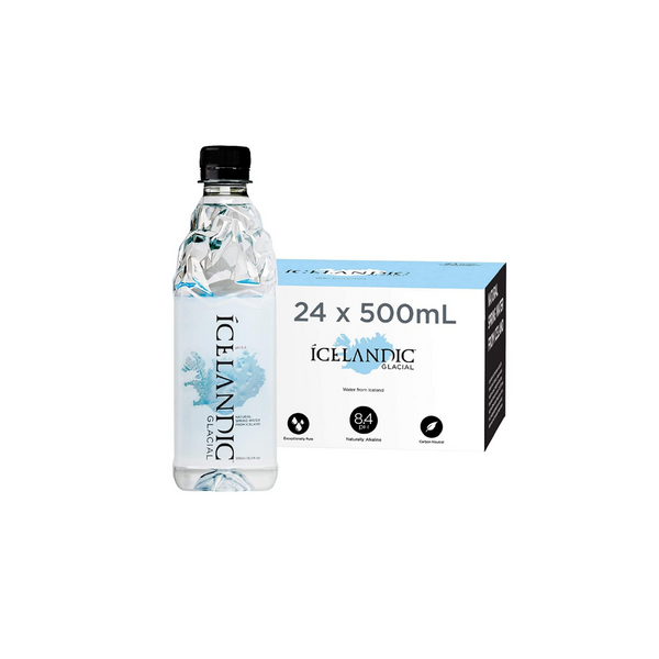 24 Bottles Of Icelandic Glacial Natural Spring Alkaline Water