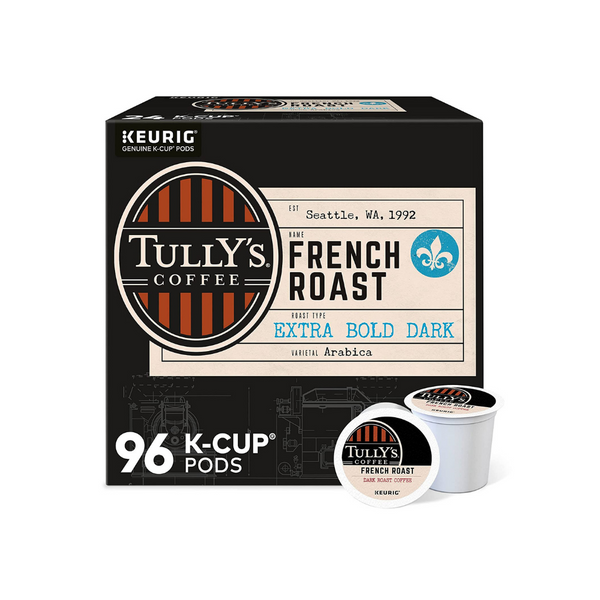 96 Tully’s Coffee French Roast Keurig K-Cups