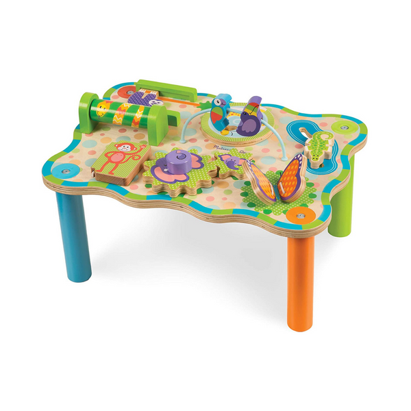 Mesa de actividades de madera para niños Melissa &amp; Doug First Play Jungle