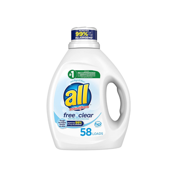 58 Cargue todo el detergente líquido para ropa