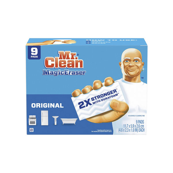 9 almohadillas de limpieza originales Mr Clean Magic Eraser
