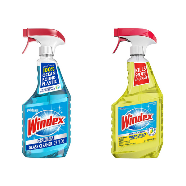 Ahorre mucho en aerosoles Windex y botellas de repuesto