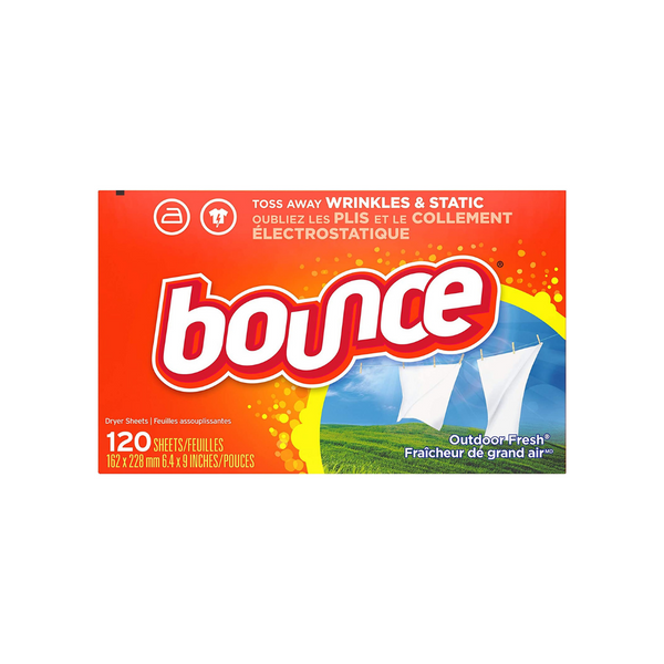 120 Bounce Dryer Sheets Laundry Fabric Softener