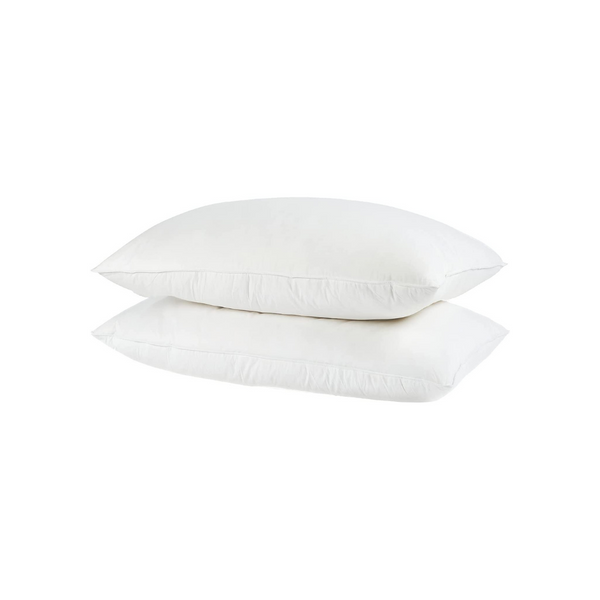 Juego de 2 almohadas de lujo de plumón de ganso