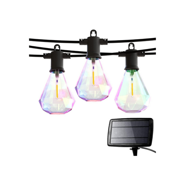 27FT Waterproof Diamond Shaped LED String Lights
