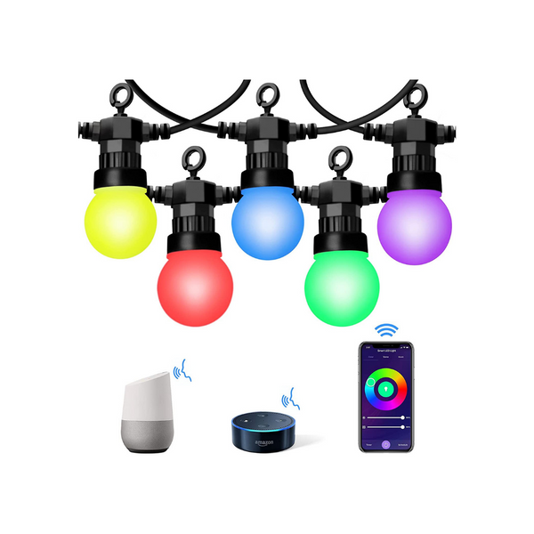 49FT Smart Color Changing String Lights