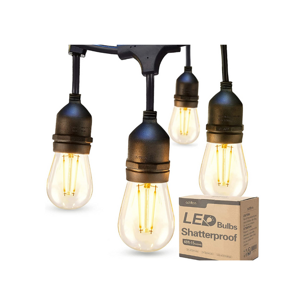 48FT LED Outdoor Dimmable String Lights
