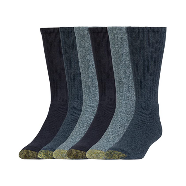 Calcetines Harrington para hombre con punta dorada