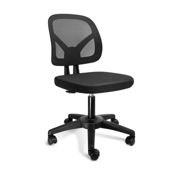 Silla de oficina de malla sin brazos