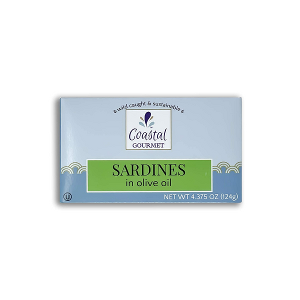 Pack Of 12 Coastal Gourmet Sardines in Olive Oil
