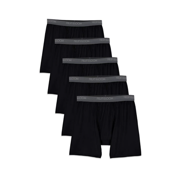 6 Fruit of the Loom Men's Micro-Stretch Boxer Briefs