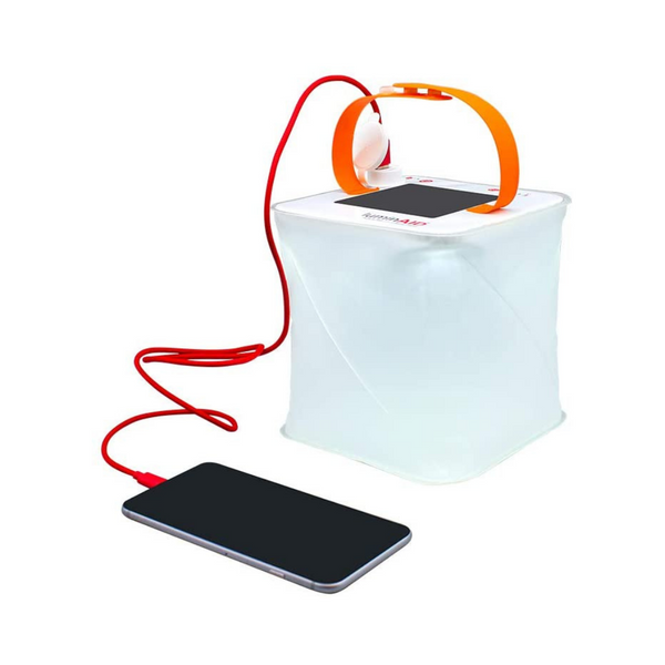 PackLite Max Linterna de camping y cargador de teléfono 2 en 1, kits de emergencia y viajes