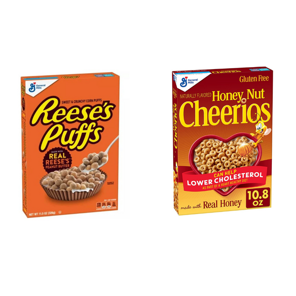 Box of Honey Nut Cheerios or Reese’s Puffs Cereal On Sale