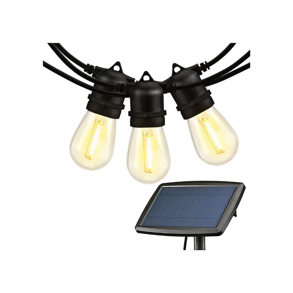 48FT Outdoor Solar String Lights