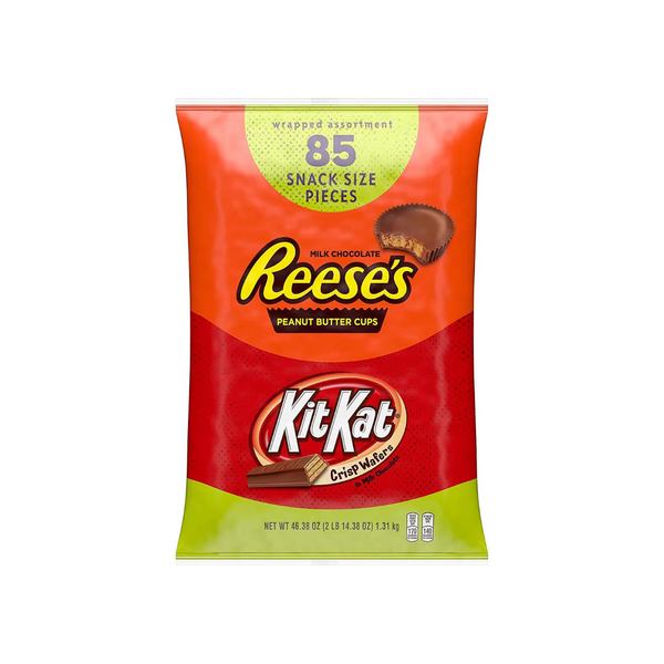 85 Pieces Of Reese's And Kit Kat Chocolate Variety Bag (OU-D)