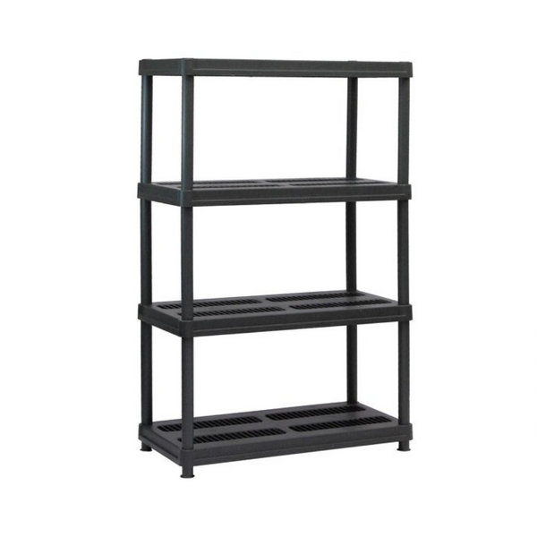 4-Shelf Resin Shelving Unit