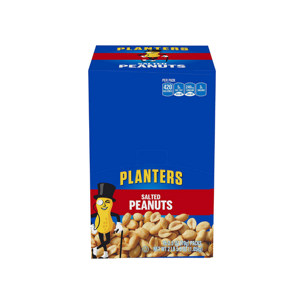 15 Single Serve Planters Salted Peanuts Bags