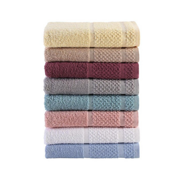 Juego de toallas de algodón de 10 piezas con suavidad mejorada (8 colores)