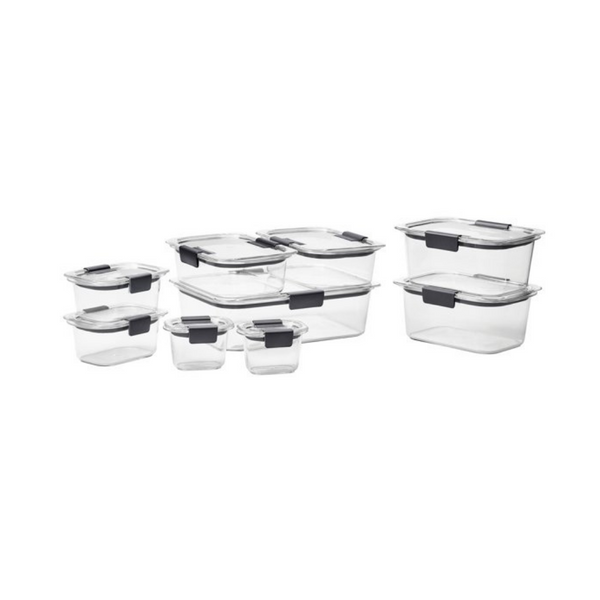 18 Rubbermaid Brilliance Food Storage Containers