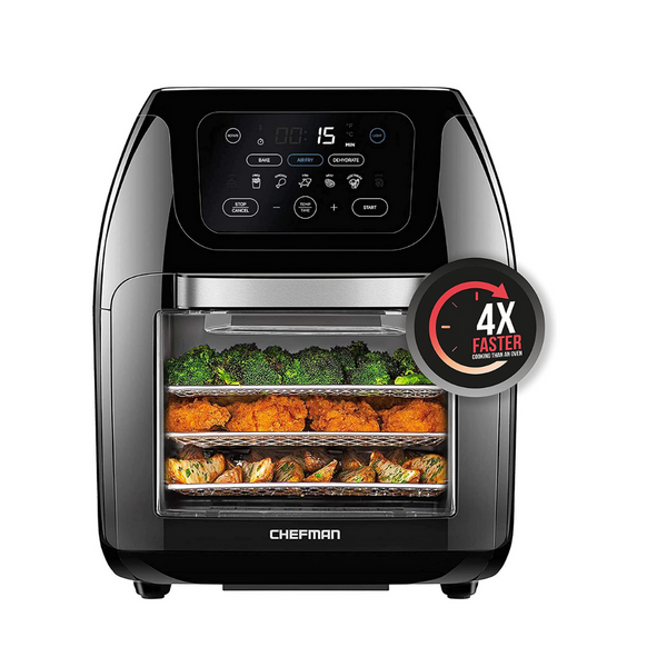 Chefman Multifunctional Digital Air Fryer+ Rotisserie, Dehydrator, Convection Oven