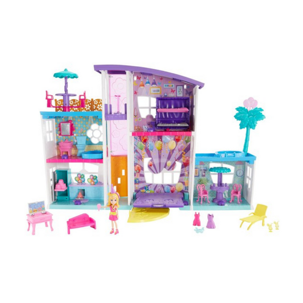 Polly Pocket Poppin' Party Pad Is A Transforming Playhouse!