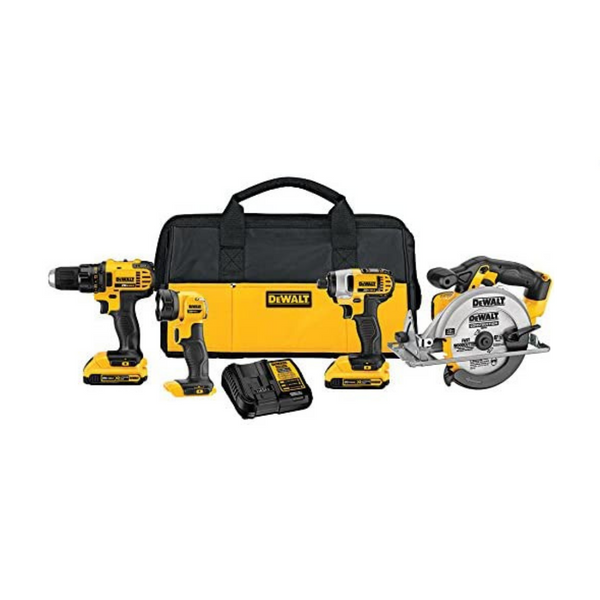 Dewalt 20V MAX 4 Tool Combo Kit