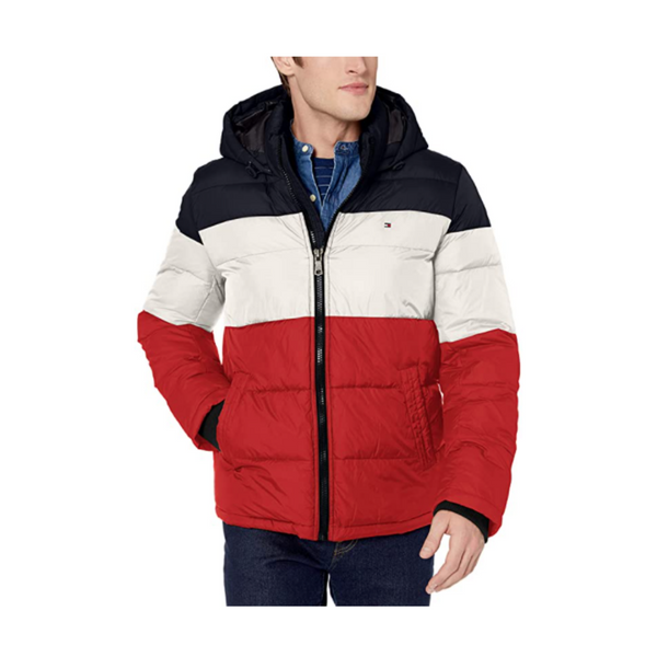 Tommy Hilfiger Men's Hooded Puffer Jacket
