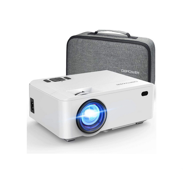 Proyector de vídeo portátil con estuche de transporte