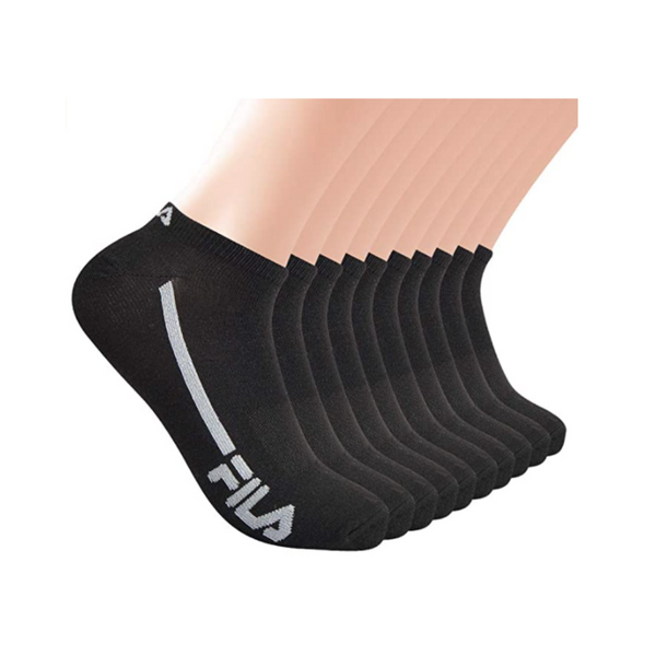 Pack de 10 calcetines invisibles Fila Racing para hombre (2 colores)