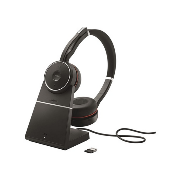 Auriculares inalámbricos Jabra Evolve 75 con soporte de carga