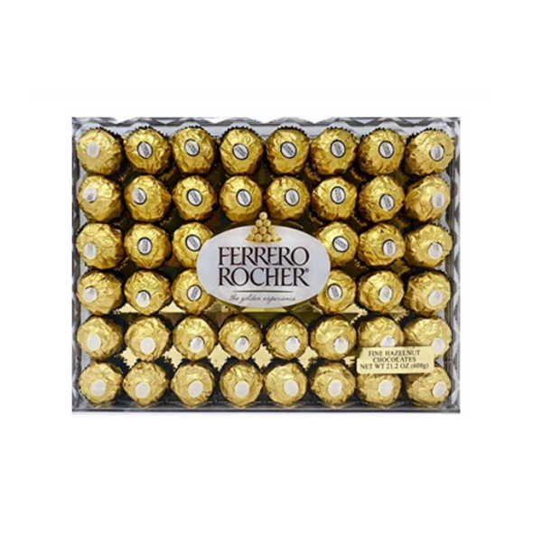 48 chocolates finos de avellana Ferrero Rocher (OU-D) - de Ferebe.com