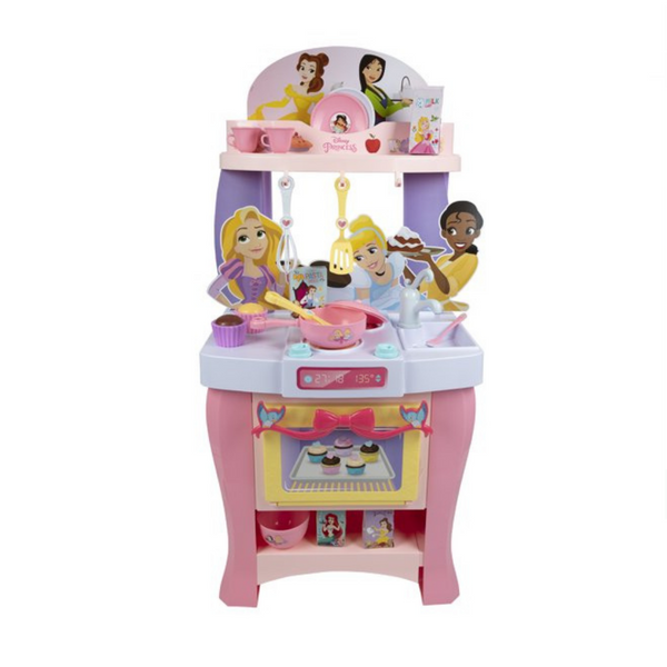 Cocina de juguete Princesas Disney con 20 accesorios (2 colores)