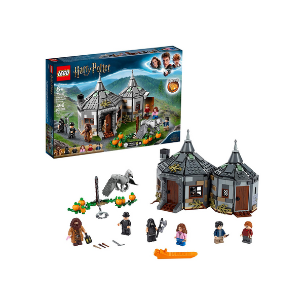 LEGO Harry Potter Hagrid’s Hut: Buckbeak’s Rescue Building Set (496 Pieces)