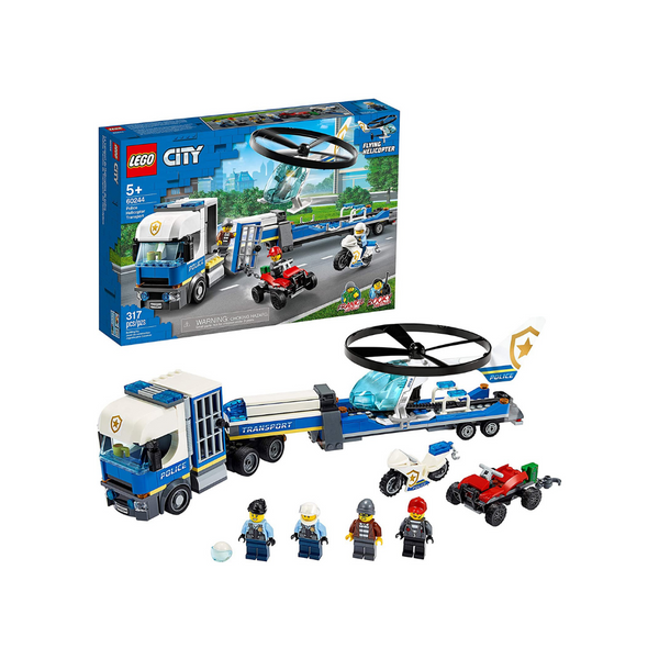 LEGO City Police Helicopter Chase Building Set (317 Pieces)