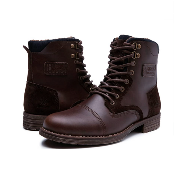 Botas de tobillo de invierno con cordones a la moda para hombre Globalwin (3 colores)