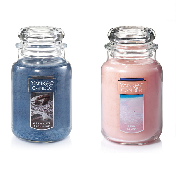 Velas Yankee grandes con 150 horas de combustión (5 aromas) 
