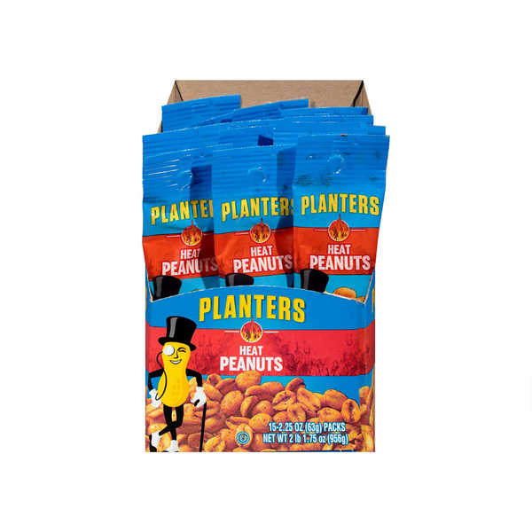 15 Bags Of Planters Heat Peanuts