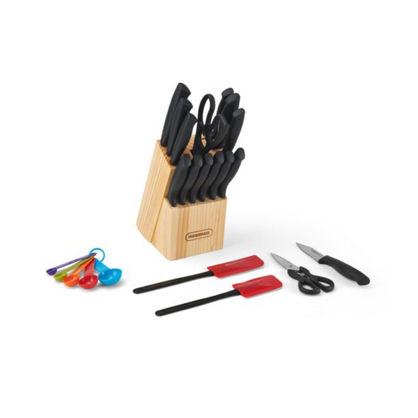 Juego de cubiertos y utensilios Farberware Classic de 23 piezas