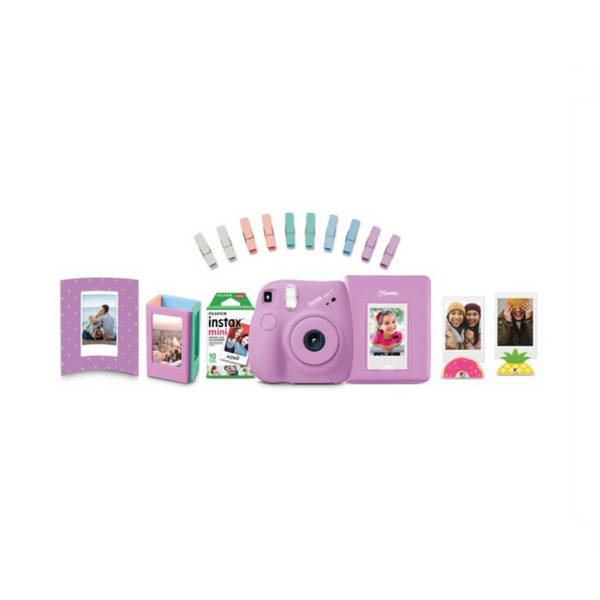 Paquete Fujifilm Instax Mini 7+ morado (4 colores)