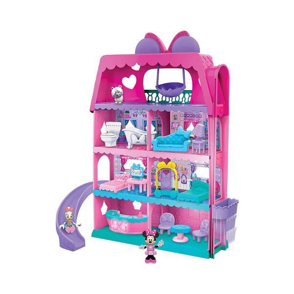 Just Play Minnie Mouse Bow-Tel Hotel 2-Sided Playset