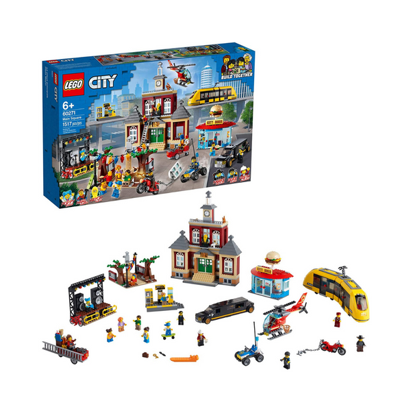 Lego City Main Square Juego de construcción de 1517 piezas