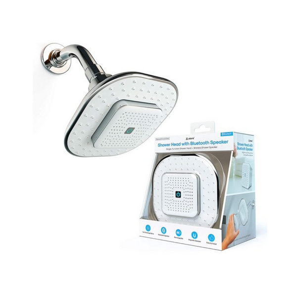 Showerhead With Removable, Magnetic Bluetooth Speaker