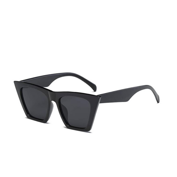 FEISEDY Gafas de sol cuadradas vintage con forma de ojo de gato para mujer