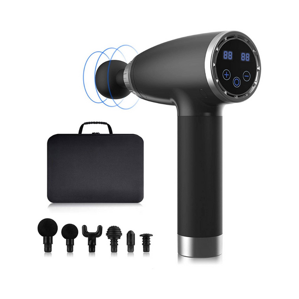 Muscle Massage Gun 6 Ergonomic Heads and 6 Speeds