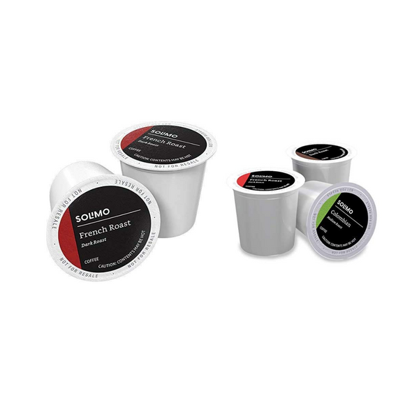 Amazon Brand 200 Ct. Solimo Dark Roast Coffee Pods
