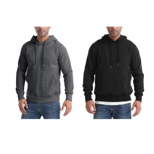 Sudaderas con capucha informales de forro polar para hombre