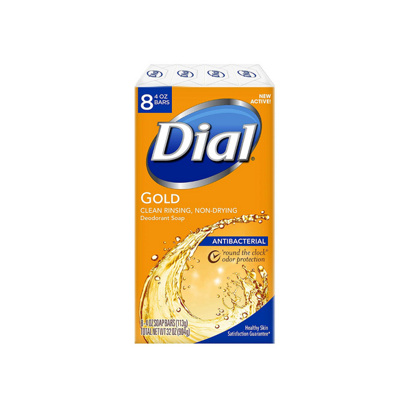 16 Bars of Gold Dial Antibacterial Soap